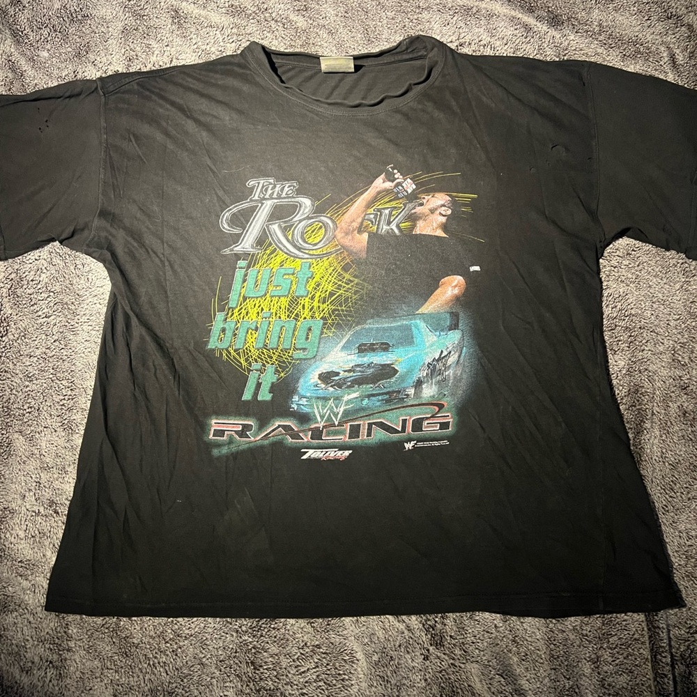 2000 the rock nascar tee